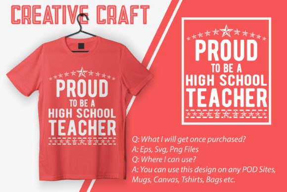 Reviewing the 'Proud to Be a High School Teacher' Design